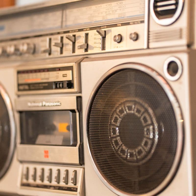 Invitaciones 'boombox' (x10)
